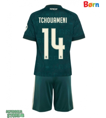 Real Madrid Aurelien Tchouameni #14 Replika Babytøj Udebanesæt Børn 2026-27 Kortærmet (+ Korte bukser)